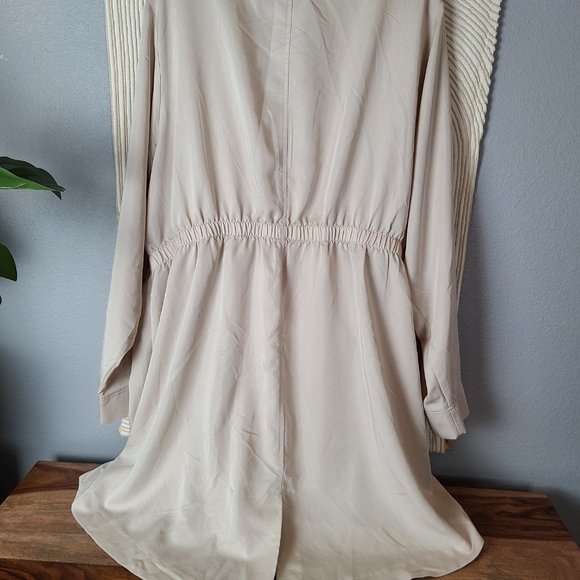 Torrid Tan Twill Drape Anorak Jacket NWOT - Picture 6 of 12